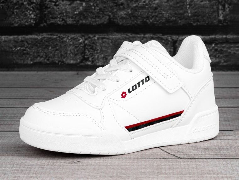 Buty sportowe chłopięce, białe, Lotto