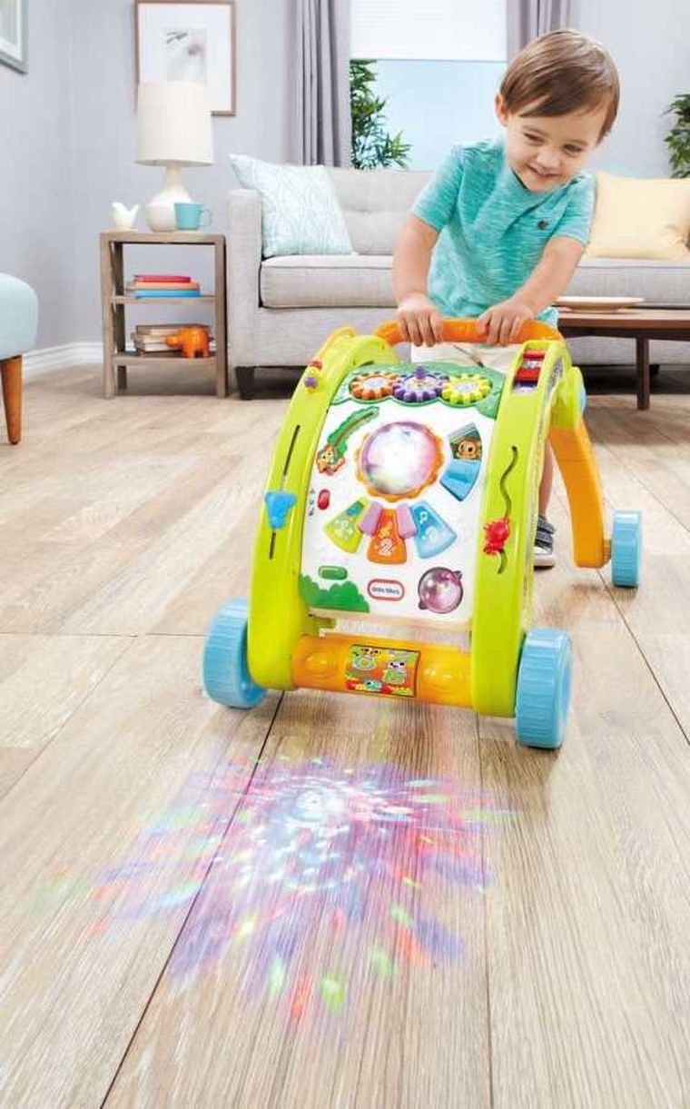 Little Tikes, chodzik i stół aktywności 3w1, zielony