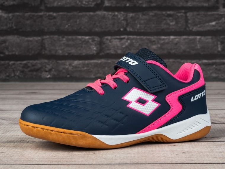 Buty piłkarskie dziecięce, halowe, mix, Lotto Dasher K