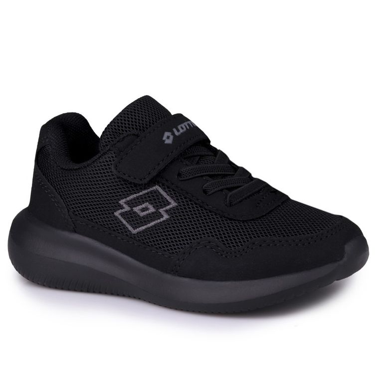 Buty sportowe dziecięce, czarne, Lotto Connect OC K