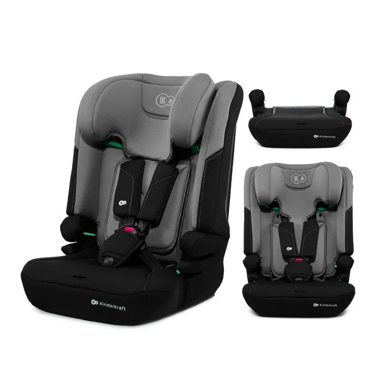 Kinderkraft, I-Comfy, fotelik samochodowy, i-Size, Black, 76-150 cm