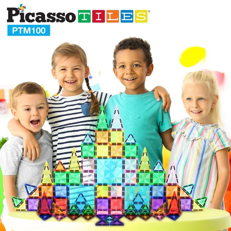 Picasso, Diamenty, klocki magnetyczne, 100 elementów