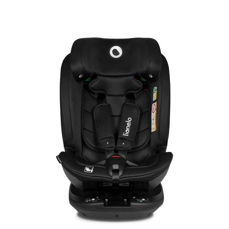 Lionelo, Bastiaan, RWF, I-size, fotelik samochodowy, Black Carbon, 0-36 kg, 40-150 cm