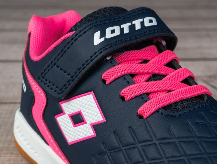 Buty piłkarskie dziecięce, halowe, mix, Lotto Dasher K