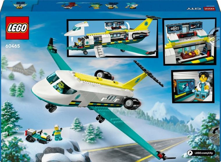 LEGO City, Samolot pogotowia ratunkowego, 60465