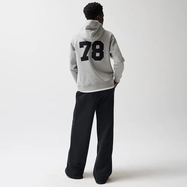 Szara bluza oversize z kapturem NOWEAR