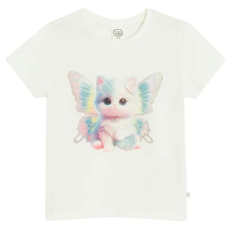 Cool Club, Komplet dziewczęcy, T-shirt, Spódnica, mix