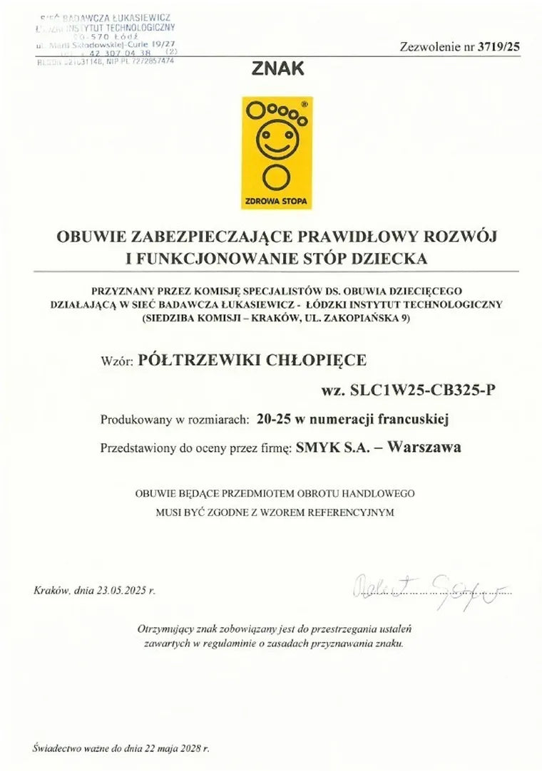 Cool Club, Kapcie chłopięce, niebieskie, skórzana wkładka, Zdrowa Stopa