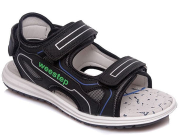 Sandały chłopięce, czarne, Weestep