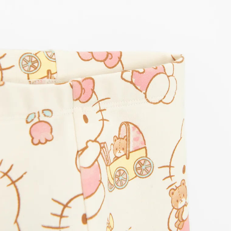 Cool Club, Jegginsy dziewczęce, ecru, Hello Kitty