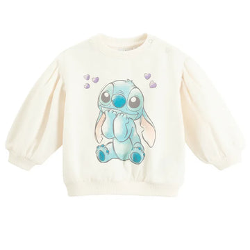 Cool Club, Bluza dziewczęca, biała, Lilo i Stitch