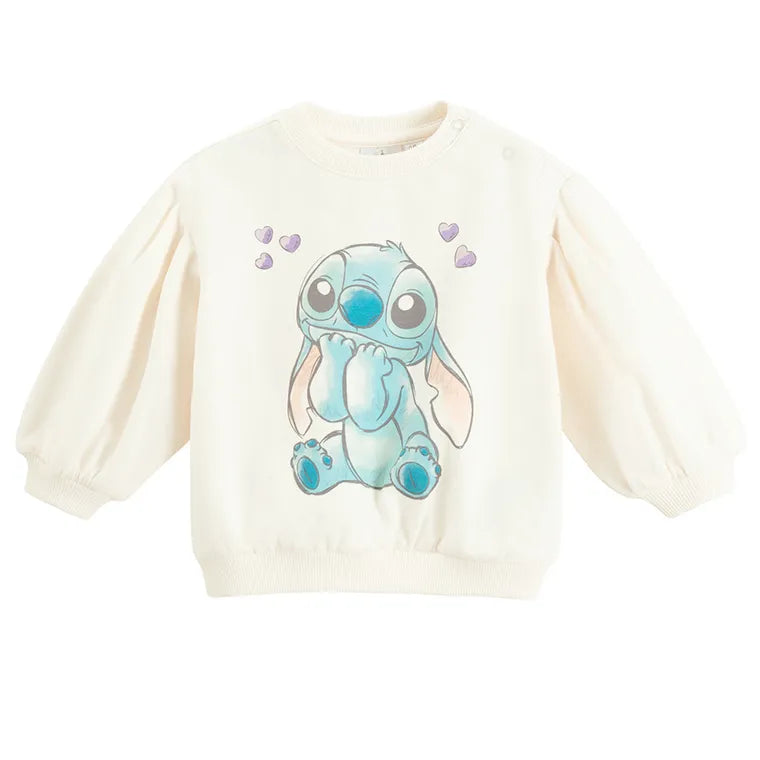 Cool Club, Bluza dziewczęca, biała, Lilo i Stitch
