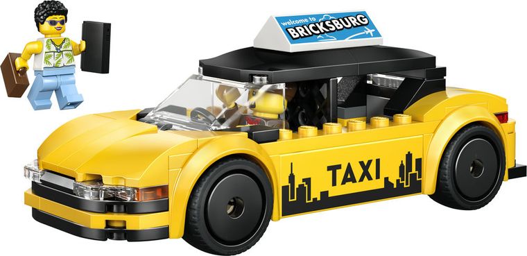 LEGO City, Żółta taksówka, 60487