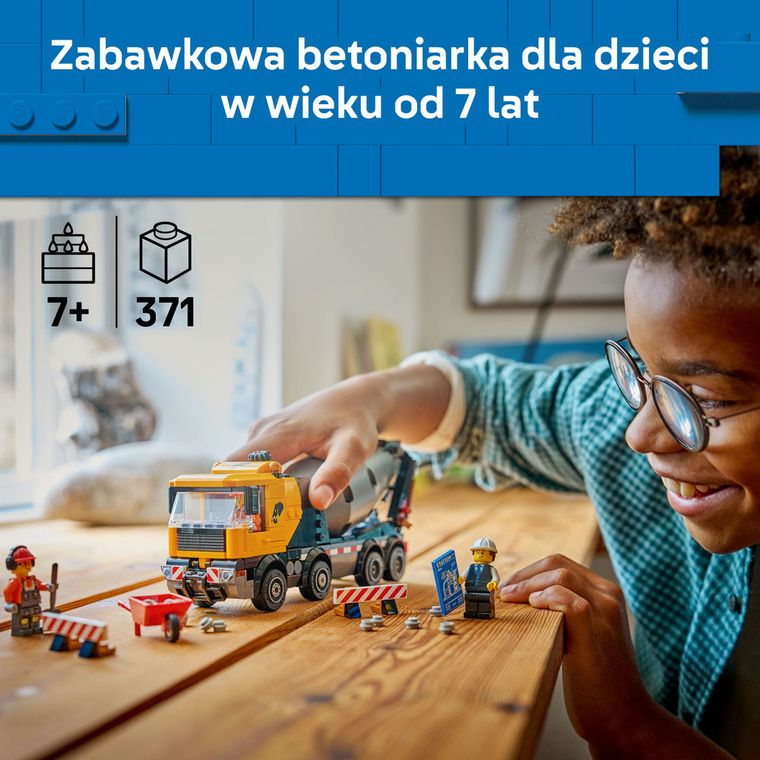 LEGO City, Betoniarka, 60478