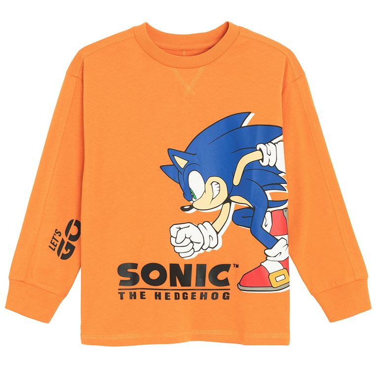 Cool Club, T-shirt chłopięcy, biały, Sonic the Hedgehog