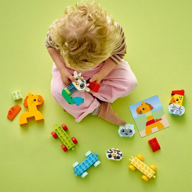 LEGO DUPLO My First, Pociąg ze zwierzątkami, zabawka, 10412