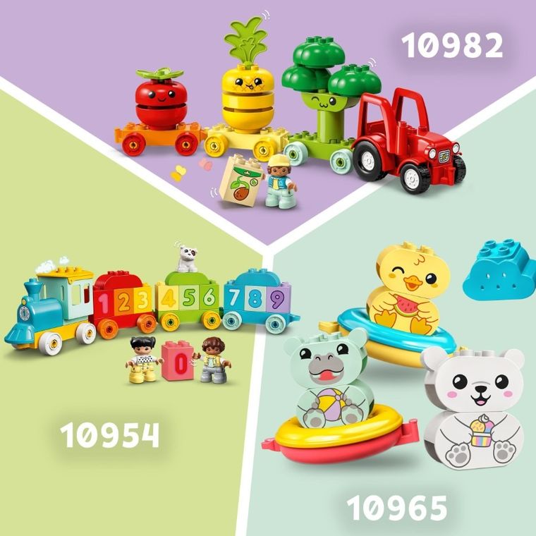 LEGO DUPLO My First, Pociąg ze zwierzątkami, zabawka, 10412
