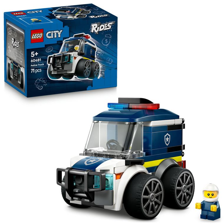 LEGO City, Pojazdy - Ciężarówka policyjna, 60481