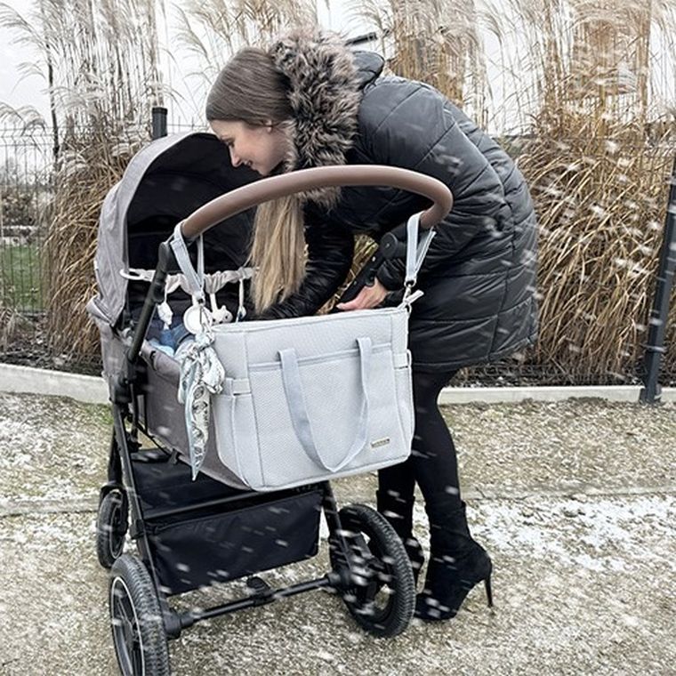 BabyOno, Carmen, torba do wózka dla mamy, czarna