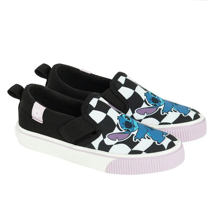 Cool Club, Trampki slip on dziewczęce, czarne, Lilo i Stitch