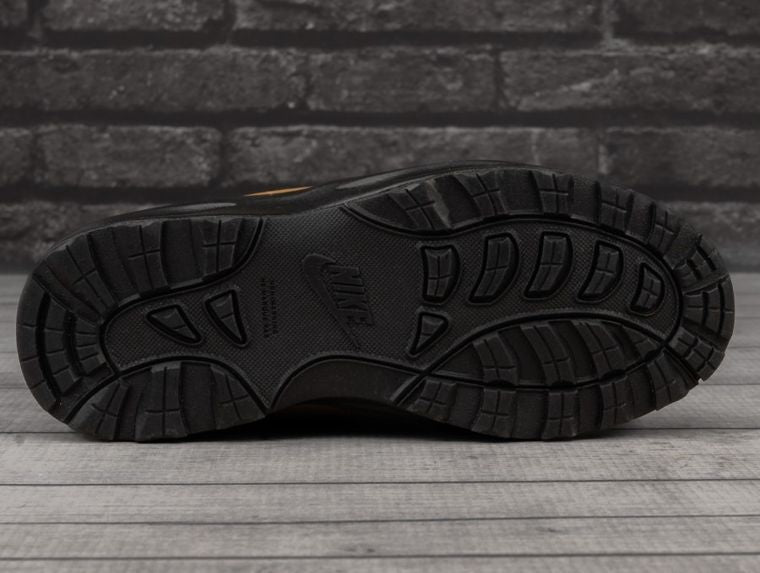 Buty zimowe dziecięce, brązowe, Nike Manoa