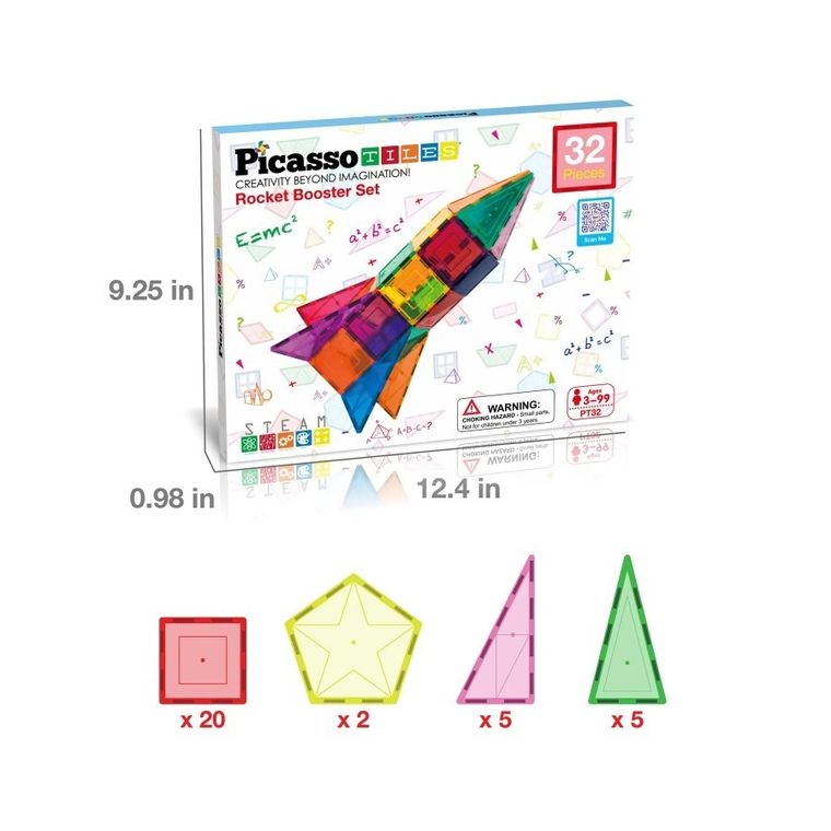 Picasso, Diamenty, klocki magnetyczne, 100 elementów