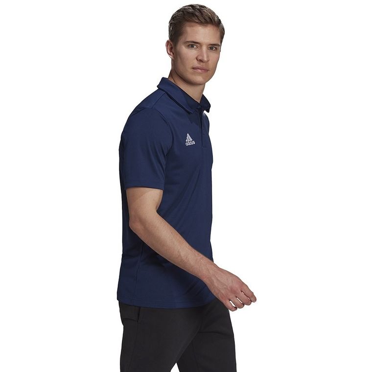 Koszulka polo męska z krótkim rękawem, czarna, Adidas Entrada 22 Polo
