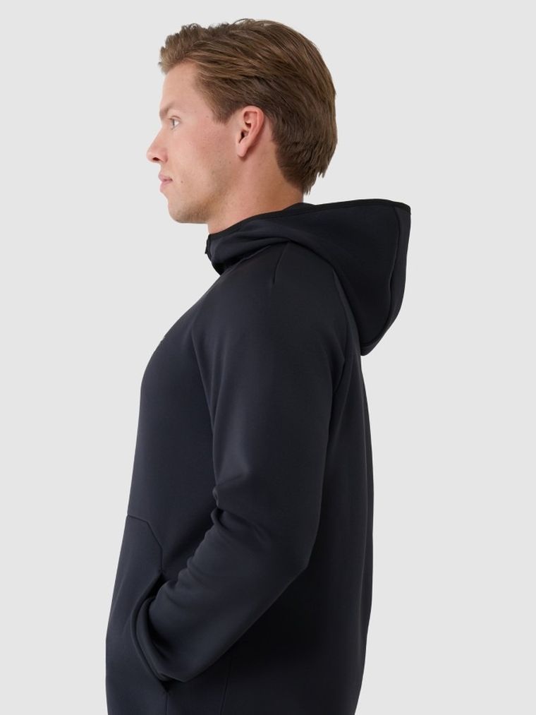 Bluza męska z kapturem, czarna, 4F