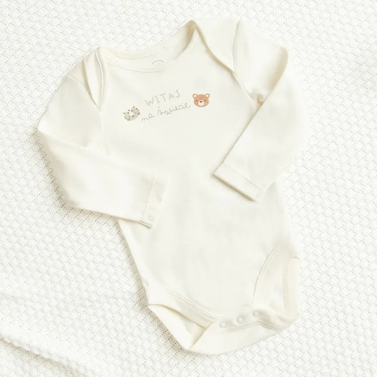 Cool Club, Komplet niemowlęcy, Body z długim rękawem, Bluza rozpinana, Półśpiochy, Pielucha muślinowa, mix
