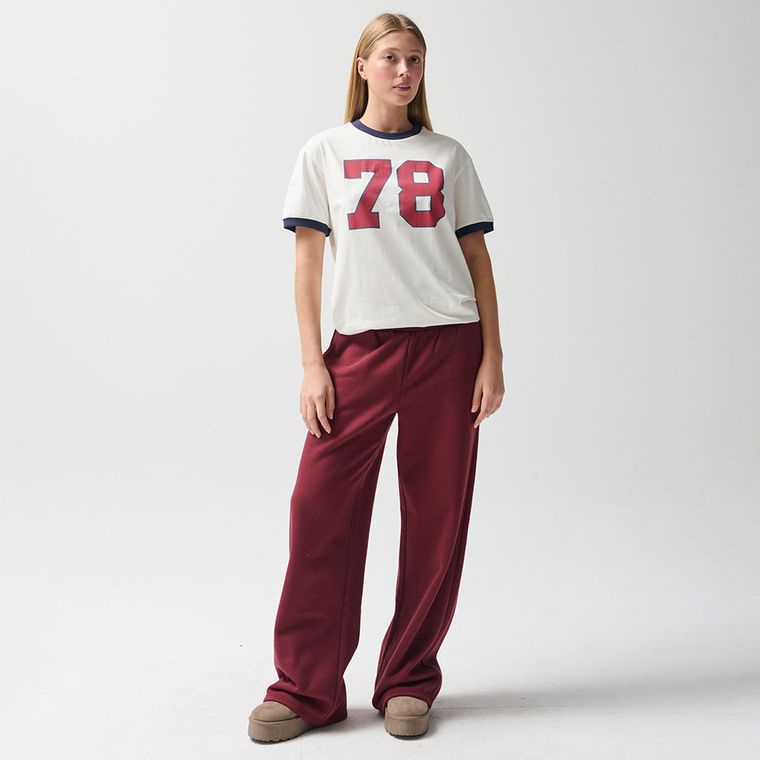 Bawełniany t-shirt z nadrukiem oversize NOWEAR