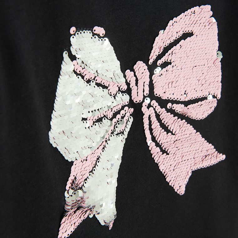 Cool Club, T-shirt dziewczęcy, grafitowy