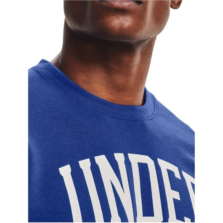 Bluza męska, biała, Under Armour Rival Terry Crew