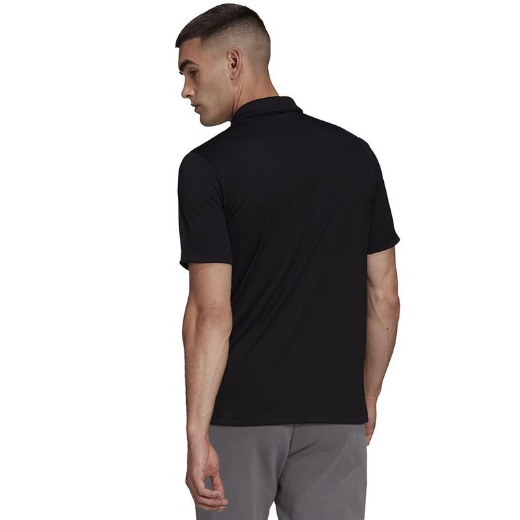 Koszulka polo męska z krótkim rękawem, czarna, Adidas Entrada 22 Polo