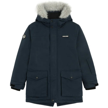 Cool Club, Kurtka chłopięca z kapturem, ocieplana, musztardowa