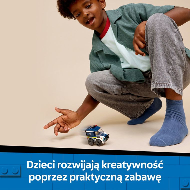LEGO City, Pojazdy - Ciężarówka policyjna, 60481