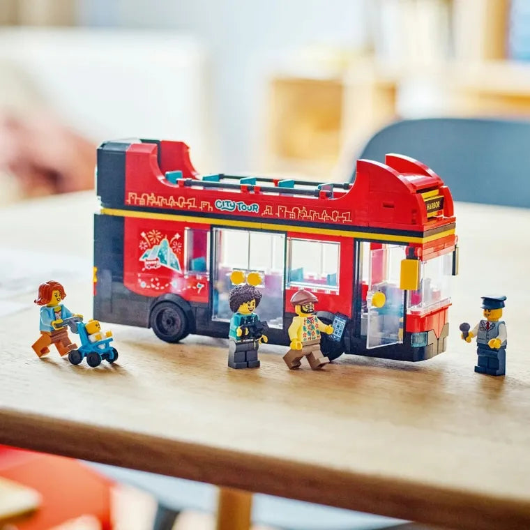 LEGO City, Czerwony, piętrowy autokar, 60407