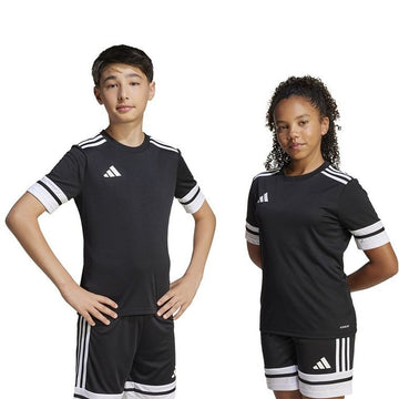 T-shirt dziecięcy, biały, Adidas Squadra