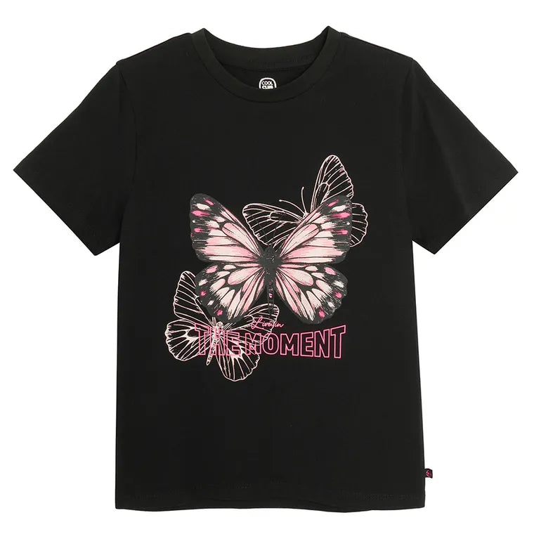 Cool Club, T-shirt dziewczęcy, różowy