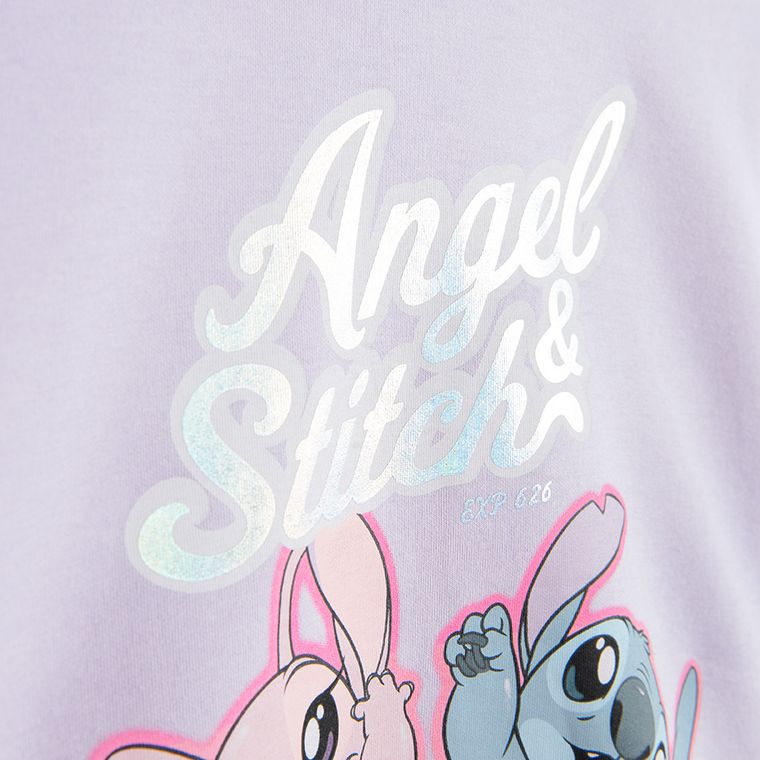 Cool Club, Bluza bejsbolówka dziewczęca, rozpinana, mix, Lilo i Stitch