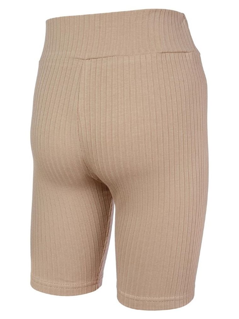 Legginsy dziewczęce, kolarki, prążkowane, różowe, Tup Tup
